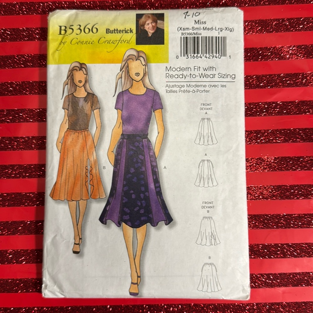 Women’s skirt pattern